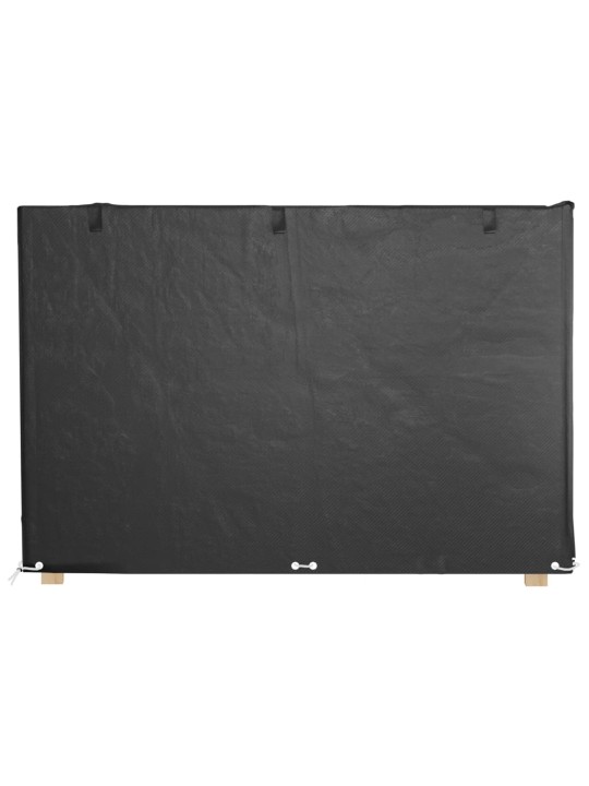 Plachty na zahradní houpačku 2 ks 12 oček 215x150x130/150 cm PE