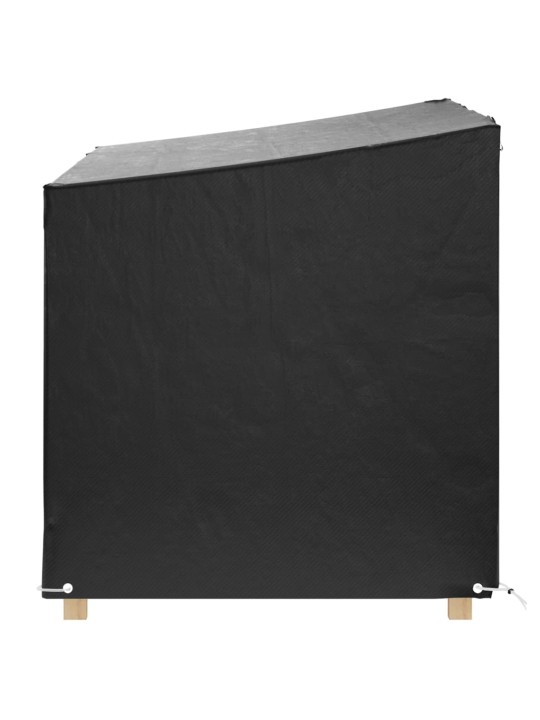 Plachty na zahradní houpačku 2 ks 12 oček 215x150x130/150 cm PE