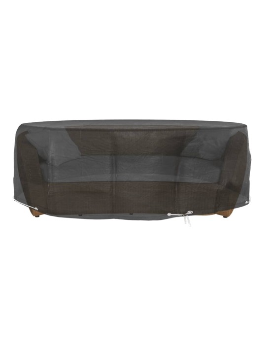 Plachty na zahradní nábytek 2 ks 8 oček Ø 188 x 50 cm kulaté