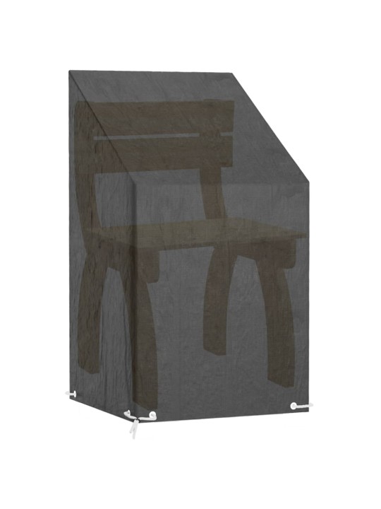 Plachty na zahradní židle 2 ks 8 oček 65 x 65 x 80/120 cm PE