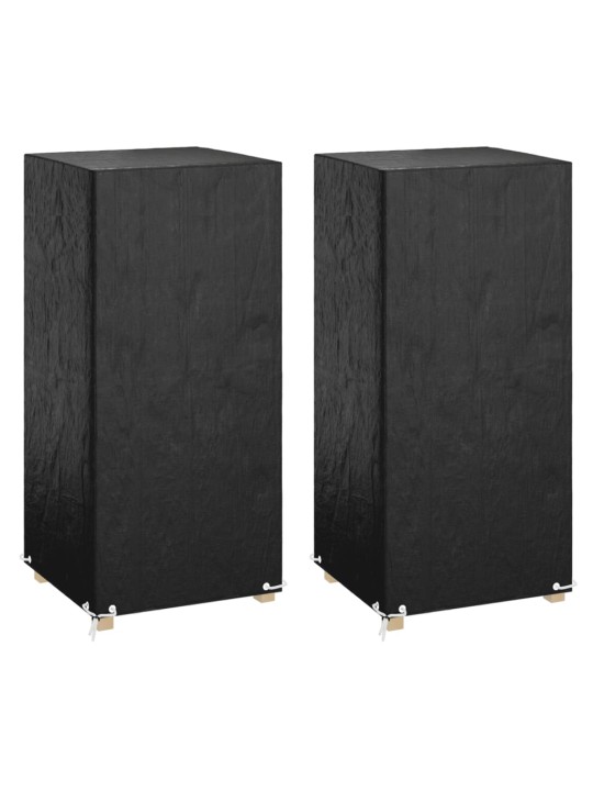 Plachty na zahradní židle 2 ks 8 oček 75 x 70 x 140 cm PE