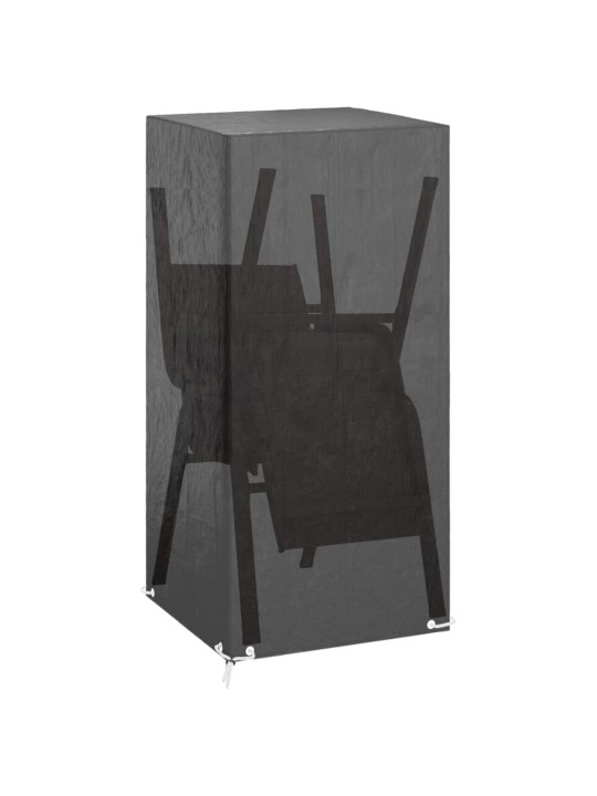 Plachty na zahradní židle 2 ks 8 oček 75 x 70 x 140 cm PE