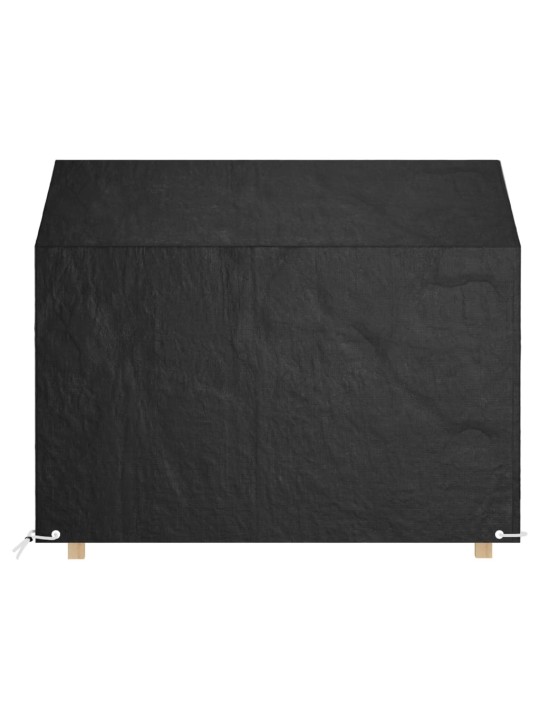 Plachty na zahradní lavice 2 ks 8 oček 160 x 70 x 70/88 cm PE