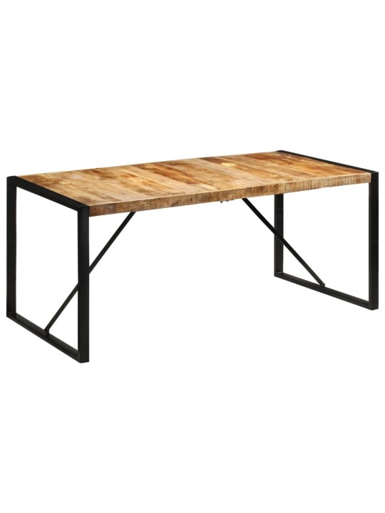 Jídelní stůl 175 x 90 x 76 cm masivní hrubé mangovníkové dřevo