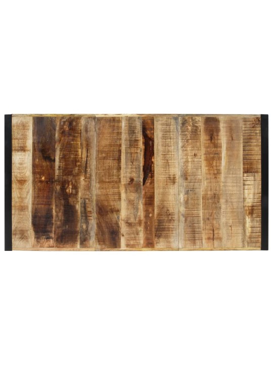Jídelní stůl 175 x 90 x 76 cm masivní hrubé mangovníkové dřevo