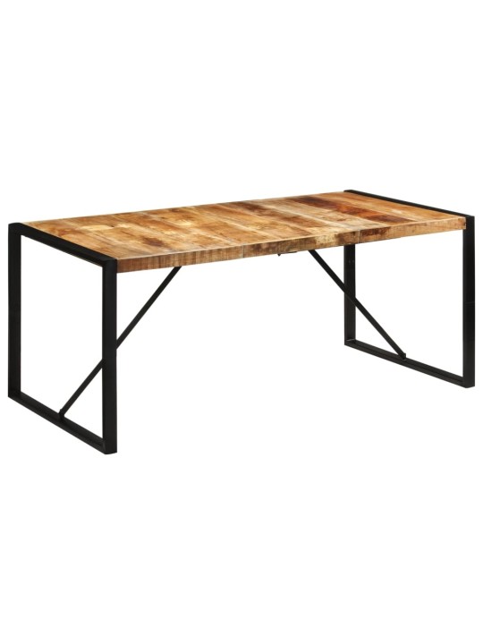 Jídelní stůl 175 x 90 x 76 cm masivní hrubé mangovníkové dřevo