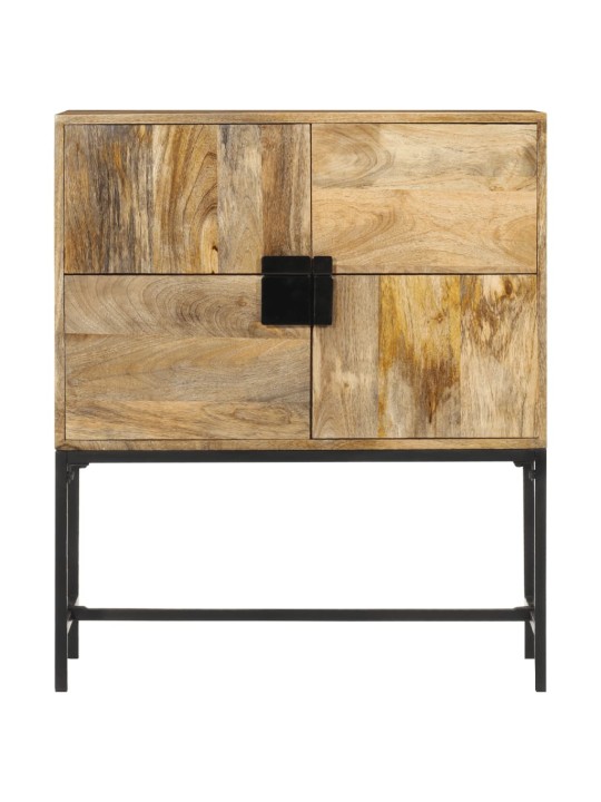 příborník 80 x 30 x 95 cm masivní hrubé mangovníkové dřevo