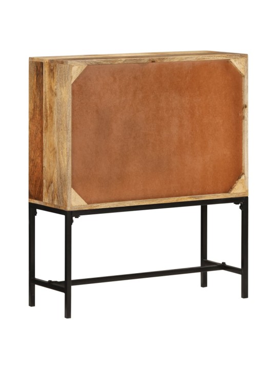 příborník 80 x 30 x 95 cm masivní hrubé mangovníkové dřevo