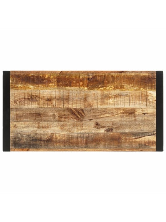 Barový stůl 110 x 55 x 110 cm masivní hrubé mangovníkové dřevo