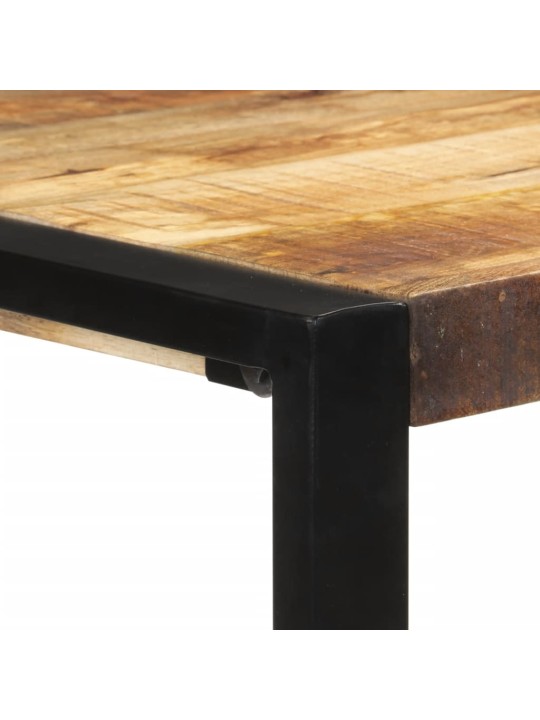 Barový stůl 110 x 55 x 110 cm masivní hrubé mangovníkové dřevo