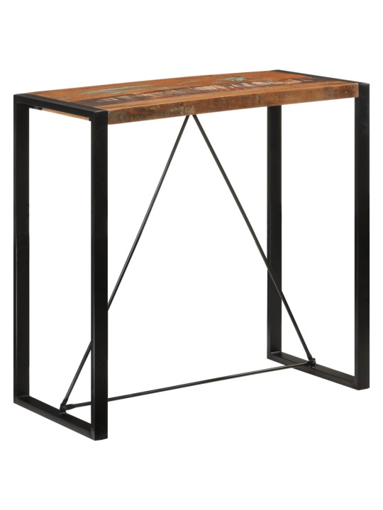 Barový stůl 110 x 55 x 110 cm masivní recyklované dřevo