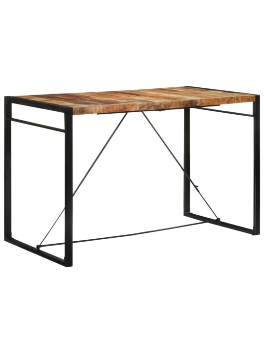 Barový stůl 175 x 90 x 110 cm masivní hrubé mangovníkové dřevo
