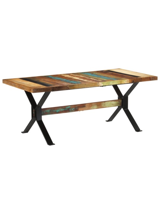 Jídelní stůl 180 x 90 x 73 cm masivní recyklované dřevo