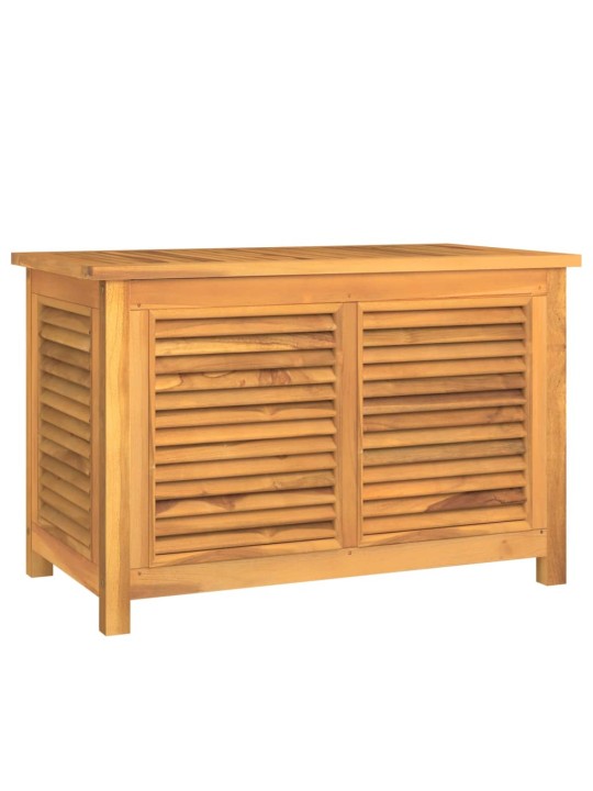 Zahradní úložný box s vložkou 90 x 50 x 58 cm masivní teak