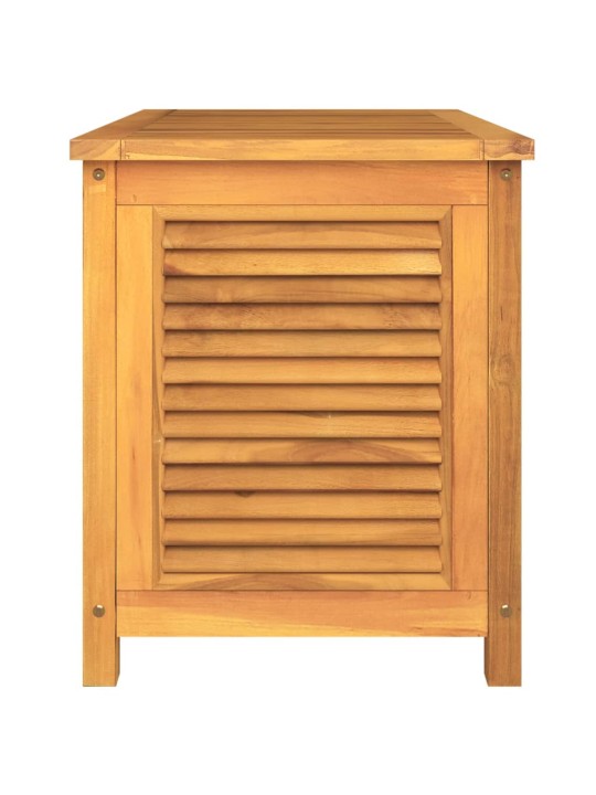 Zahradní úložný box s vložkou 90 x 50 x 58 cm masivní teak