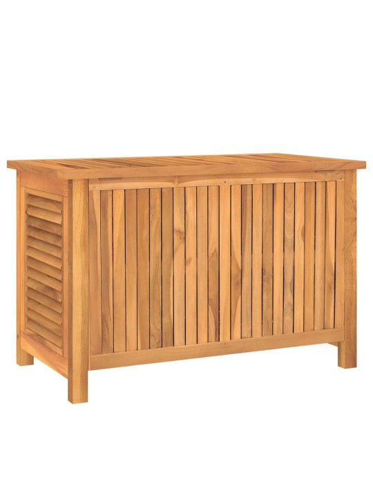 Zahradní úložný box s vložkou 90 x 50 x 58 cm masivní teak
