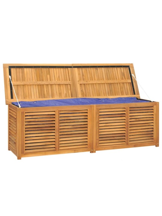 Zahradní úložný box s vložkou 175 x 50 x 55 cm masivní teak