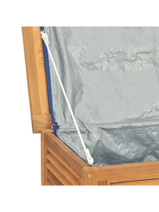 Zahradní úložný box s vložkou 175 x 50 x 55 cm masivní teak