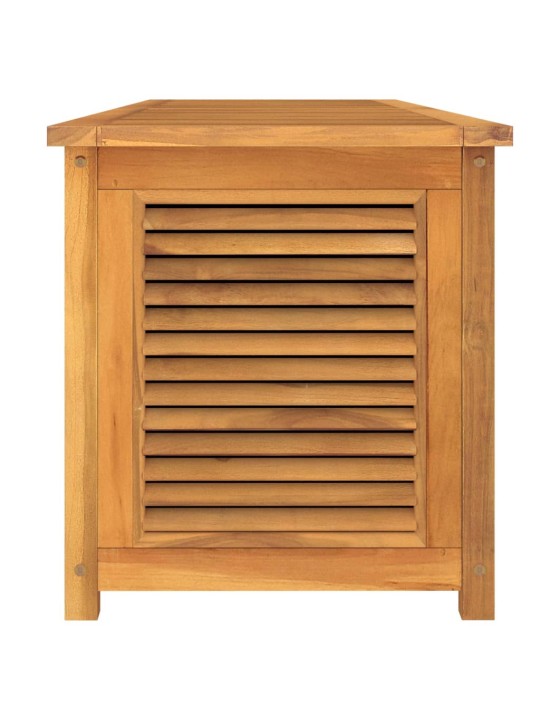Zahradní úložný box s vložkou 200 x 50 x 55 cm masivní teak