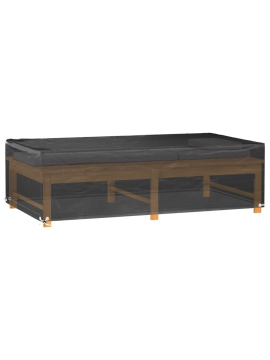 Plachta na zahradní nábytek s 8 očky 125x70x35 cm obdélníková