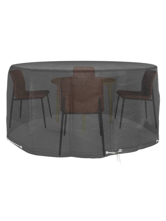 Plachta na zahradní nábytek 10 oček Ø 230 x 90 cm kulatá