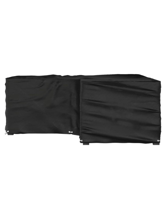 Plachta na zahradní nábytek tvar L 16 oček 215 x 215 x 70 cm