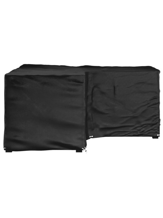 Plachta na zahradní nábytek tvar L 16 oček 215 x 215 x 90 cm