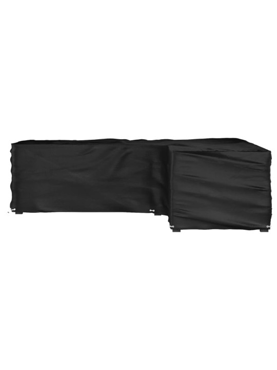 Plachta na zahradní nábytek tvar L 16 oček 250 x 250 x 70 cm