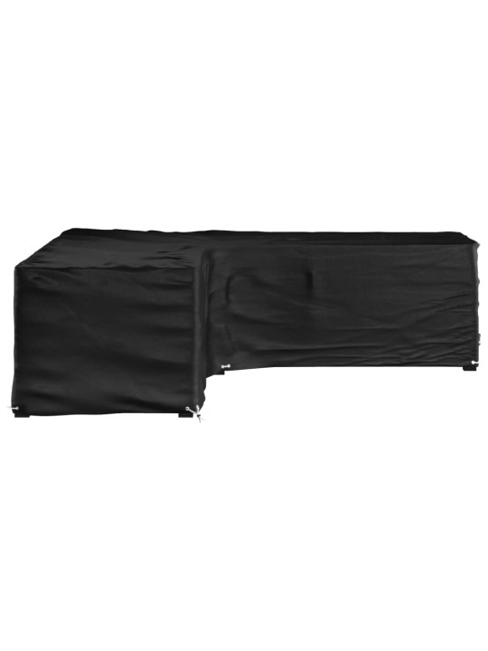 Plachta na zahradní nábytek tvar L 16 oček 250 x 250 x 70 cm
