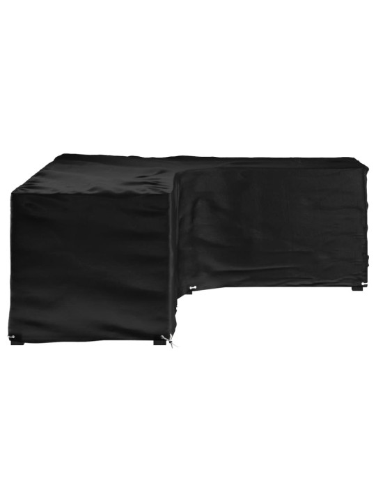 Plachta na zahradní nábytek tvar L 16 oček 260 x 210 x 80 cm