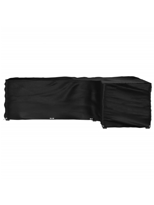 Plachta na zahradní nábytek tvar L 16 oček 260 x 210 x 80 cm