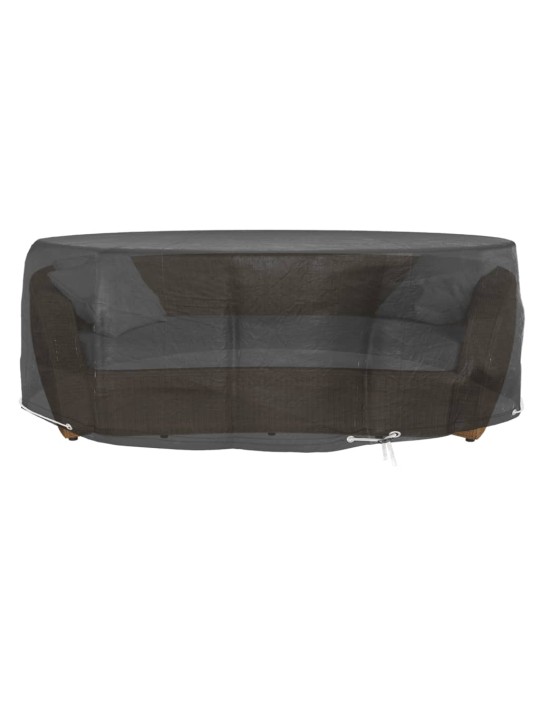 Plachta na zahradní nábytek 10 oček Ø 236 x 67 cm kulatá