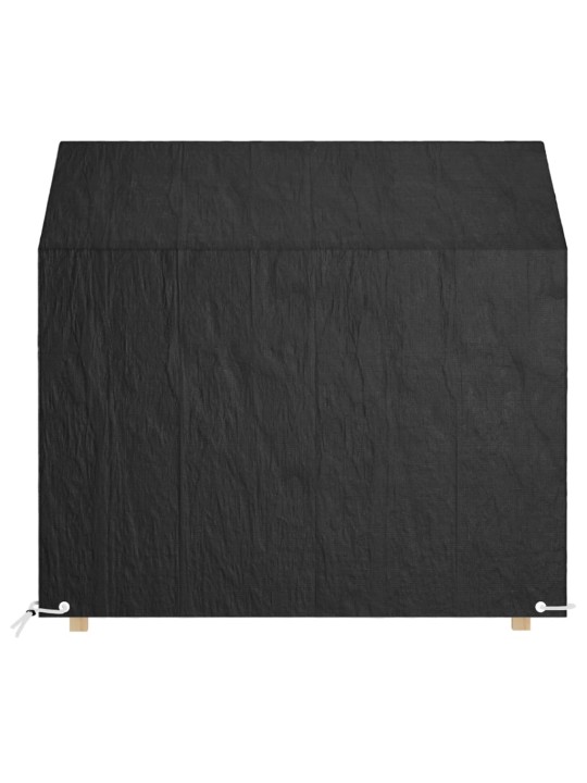 Plachta na zahradní lavici 8 oček 130 x 70 x 70/88 cm PE