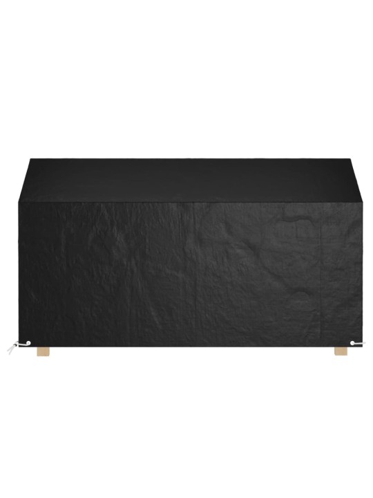 Plachta na zahradní lavici 12 oček 210 x 70 x 70/88 cm PE