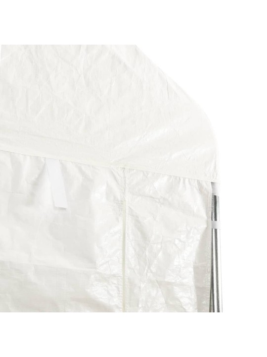 Altán se střechou bílý 20,07 x 4,08 x 3,22 m polyethylen