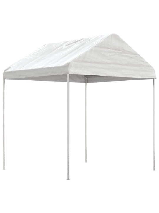 Altán se střechou bílý 8,92 x 2,28 x 2,69 m polyethylen