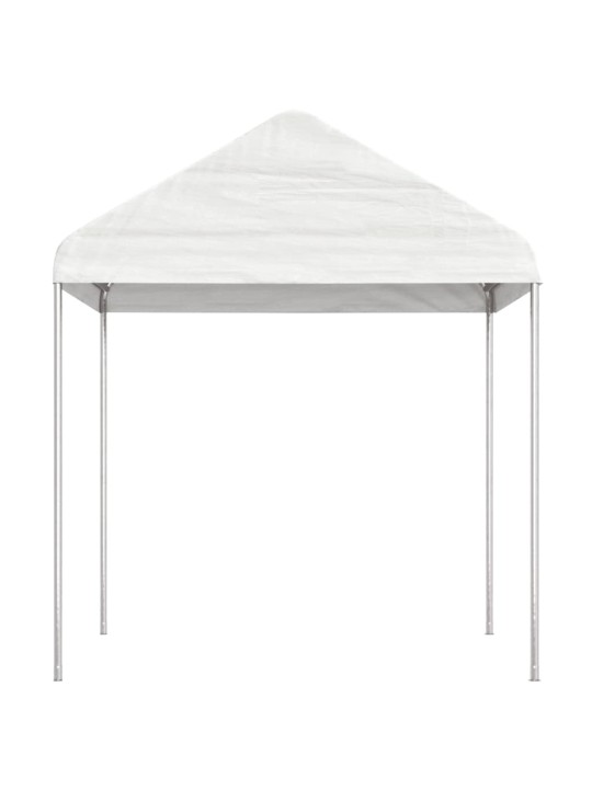 Altán se střechou bílý 8,92 x 2,28 x 2,69 m polyethylen