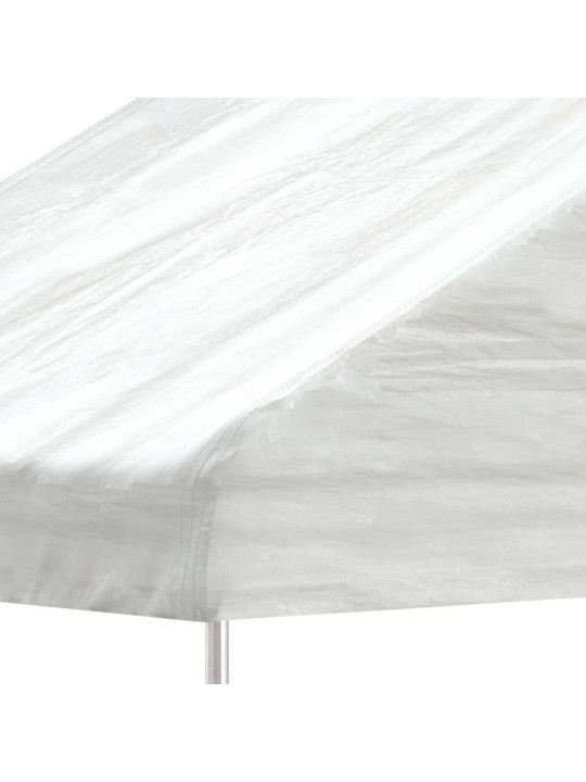 Altán se střechou bílý 13,38 x 5,88 x 3,75 m polyethylen
