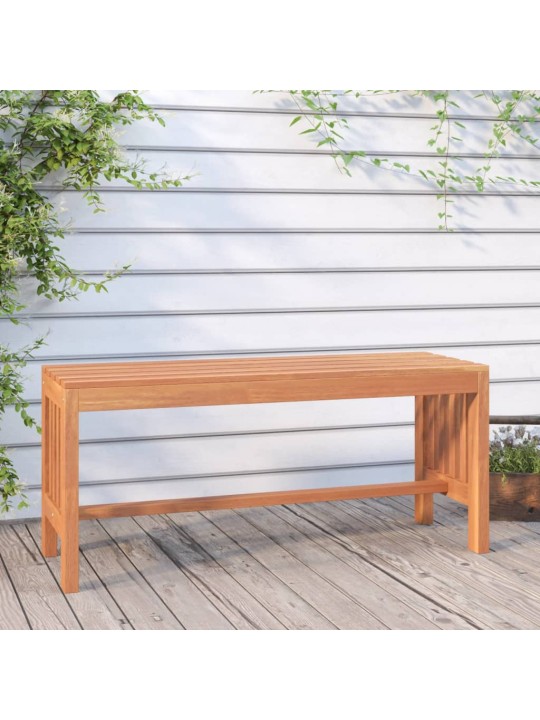 Zahradní lavice 110 cm masivní eukalyptové dřevo