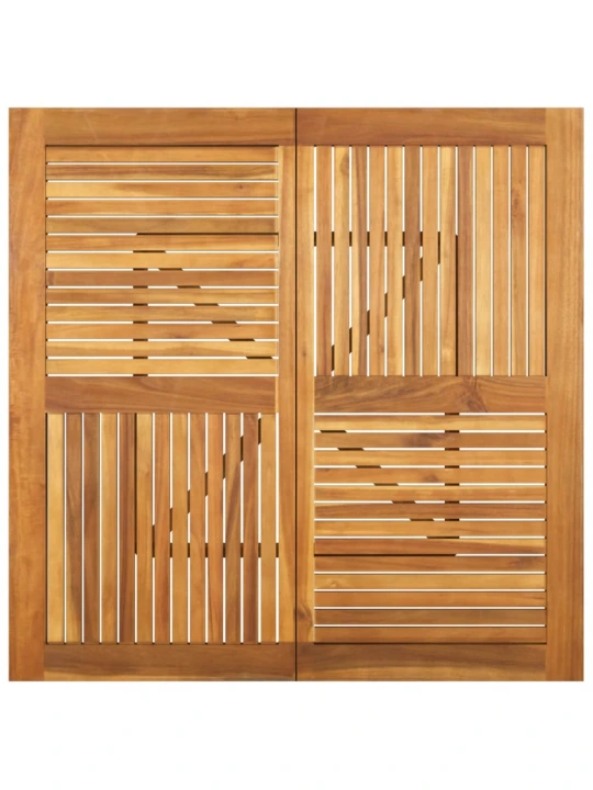 Zahradní stůl 110 x 110 x 75 cm masivní akáciové dřevo