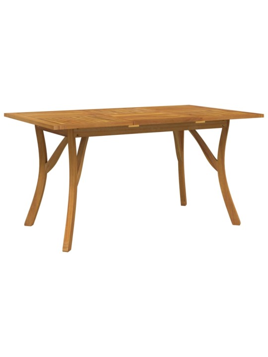 Zahradní stůl 150 x 90 x 75 cm masivní akáciové dřevo