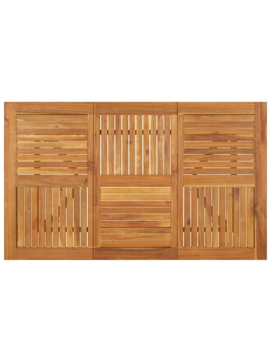 Zahradní stůl 150 x 90 x 75 cm masivní akáciové dřevo