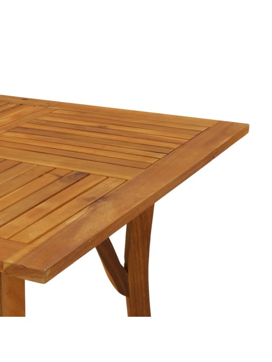 Zahradní stůl 150 x 90 x 75 cm masivní akáciové dřevo