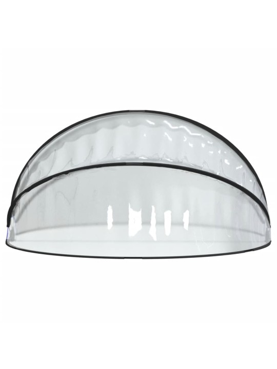 Kopule na bazén kulatá 315 x 158 cm PVC