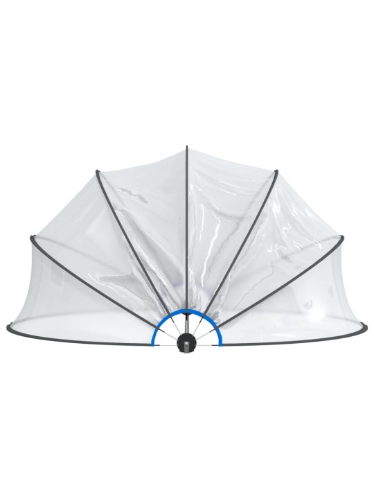 Kopule na bazén kulatá 406 x 203 cm PVC