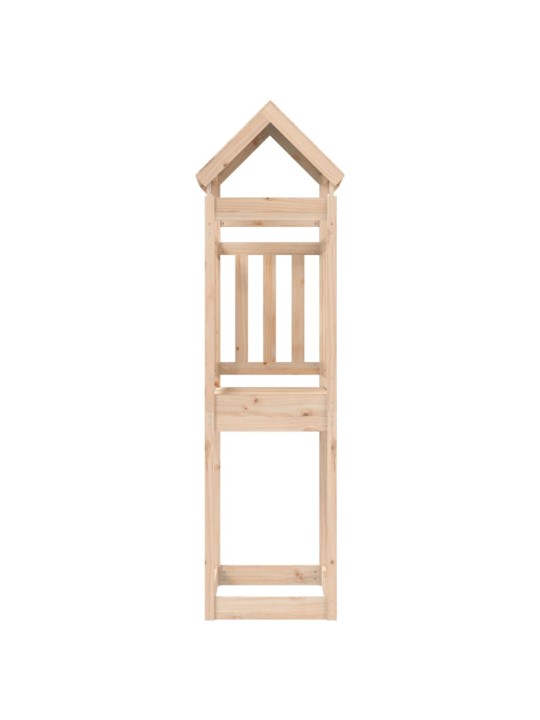 Hrací věž 52,5 x 110,5 x 214 cm masivní borové dřevo