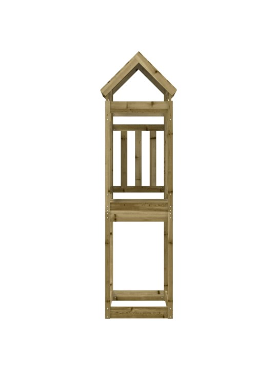 Hrací věž 52,5 x 110,5 x 214 cm impregnované borové dřevo