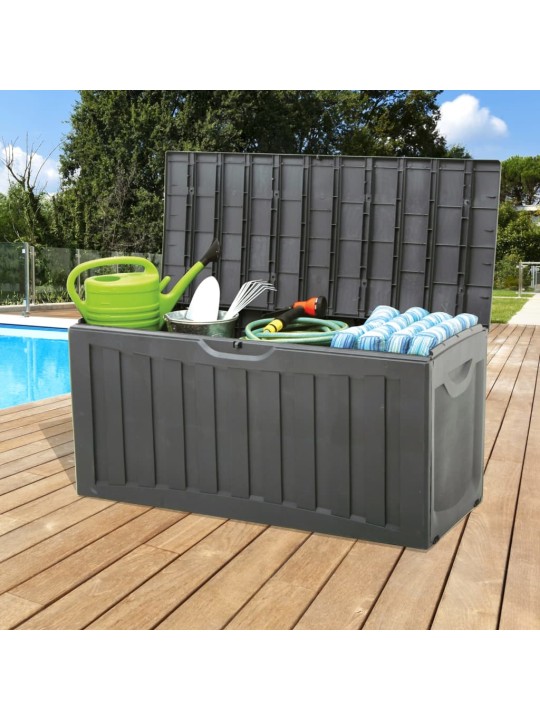 Úložný box černý 118 x 53 x 57 cm polypropylen