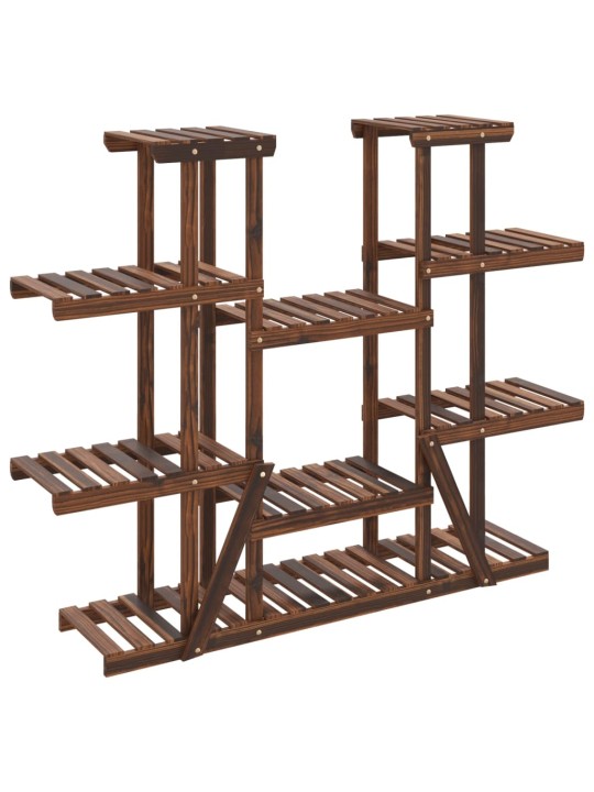 Stojan na květiny 110 x 25 x 110,5 cm masivní jedlové dřevo