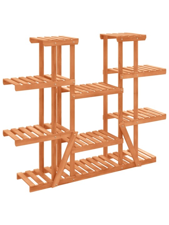 Stojan na květiny 110 x 25 x 110,5 cm masivní jedlové dřevo